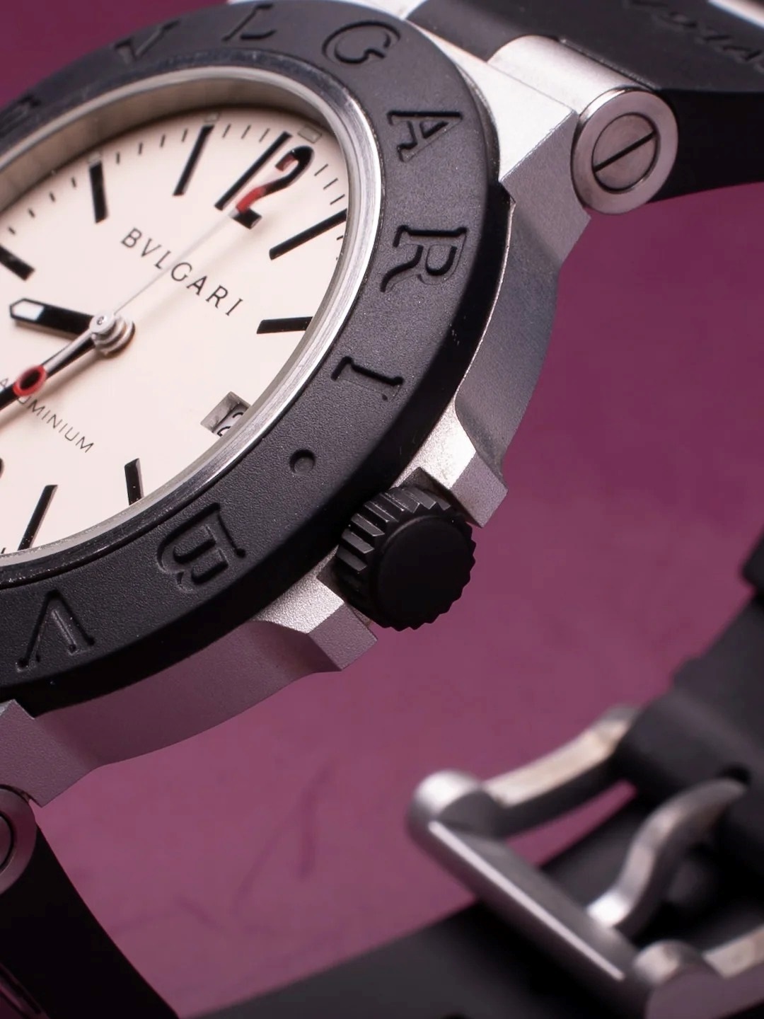 RELOGIO BVLGARI ALUMINIUM AUTOMATIC 40