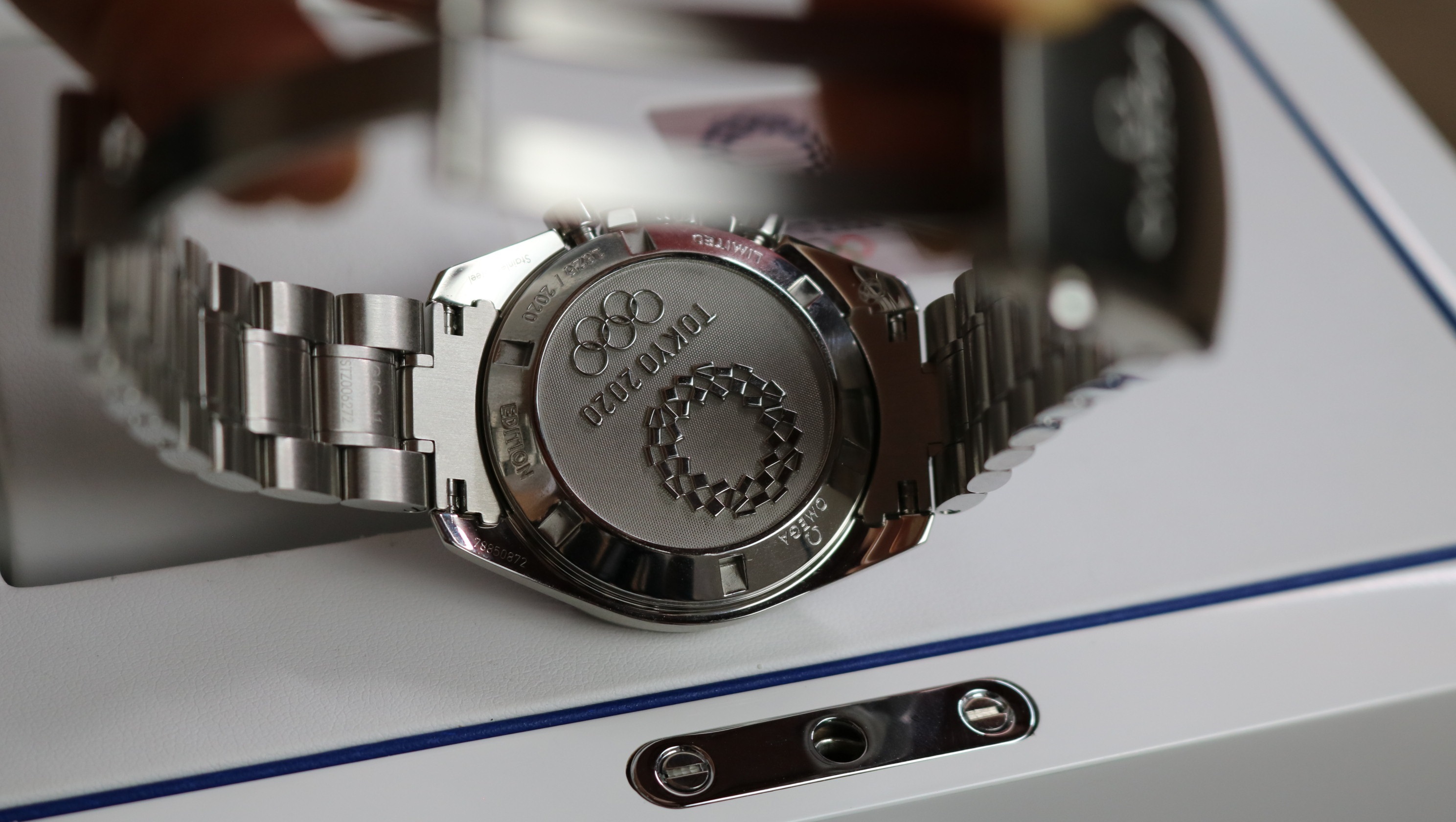 Omega Tokyo Moonnwatch Azul Aço