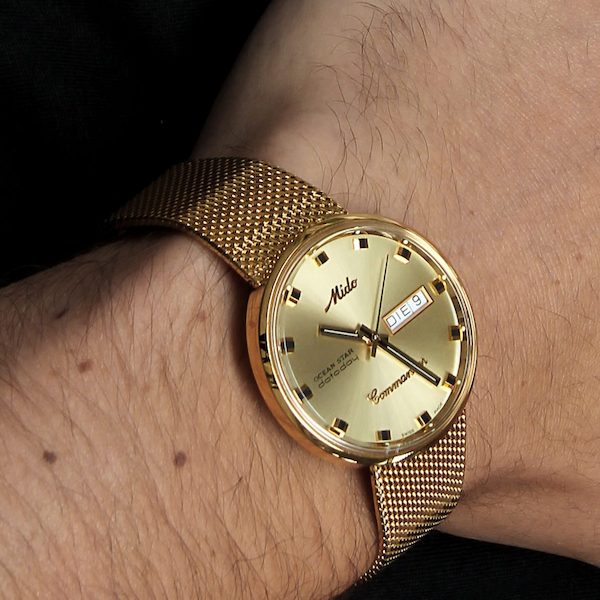 Relogio Mido M842932213 Commander  1959 Automatico 37 mm