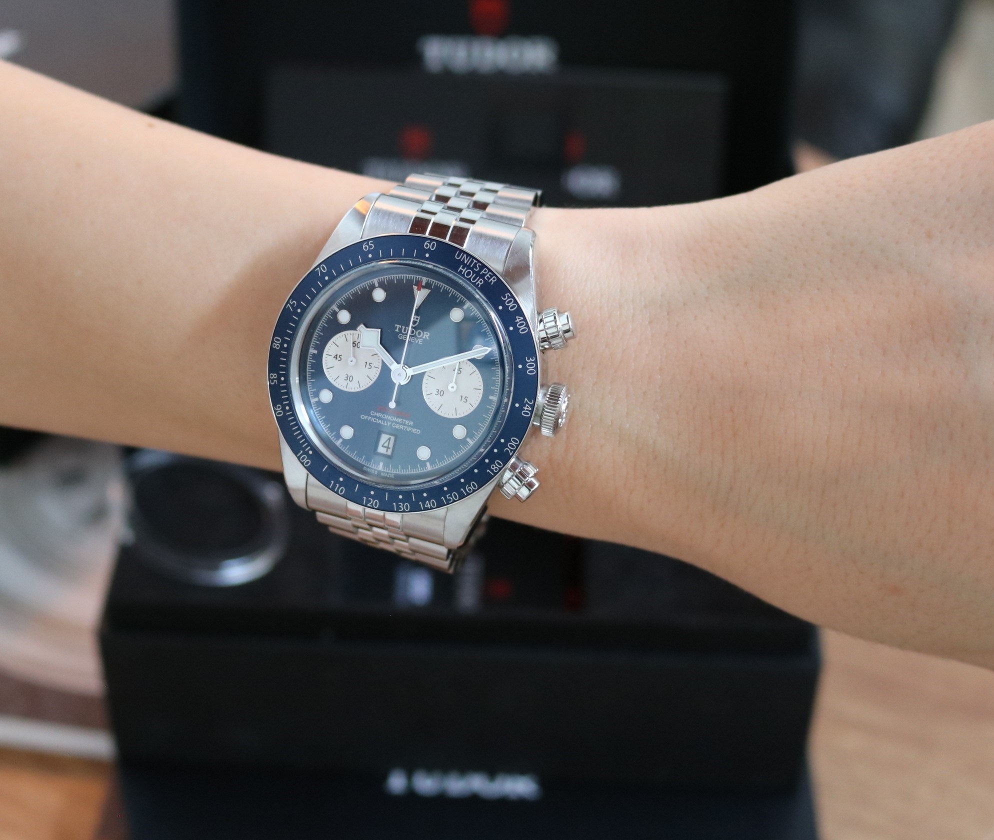 Relógio Tudor Black Bay Chrono