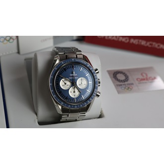 Omega Tokyo Moonnwatch Azul Aço